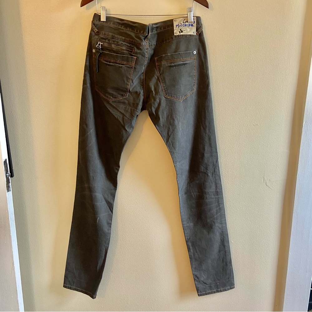 NWT Love Moschino Black/Dark Gray Slim Jeans Size 34 - Picture 2 of 9